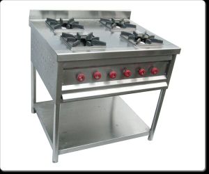 Stainless Steel Four Burner Gas Stove