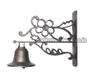 Cast Iron Matte Black Door Bell