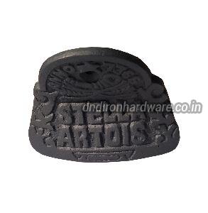 Decorative  matte black cast iron bottle opener