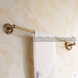 European Antique Bronze Towel Rack Single
