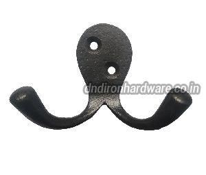 Lacquered Cast Iron Single Coat Hook