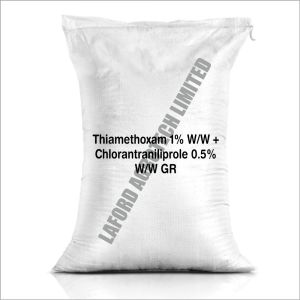 Thiamethoxam 1% w/w +chlorantraniliprole 0.5% w/w GR