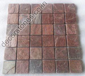 Copper Quartzite Mosaic Tiles
