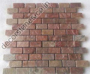 Copper Quartzite Mosaic Tiles