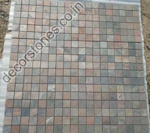 Copper Quartzite Mosaic Tiles