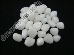 White Marble Polished Pebbles