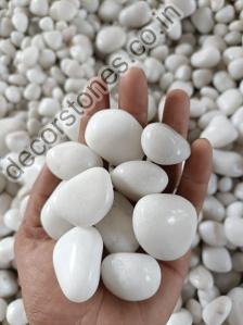 White Marble Polished Pebbles