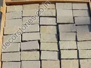 Tandur Yellow Limestone Cobble Pavers