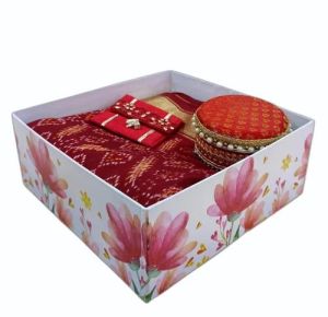 CARDBOARD GIFT HAMPER BASKET