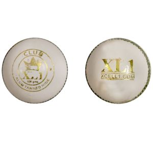 XL 1 Club White Leather Ball