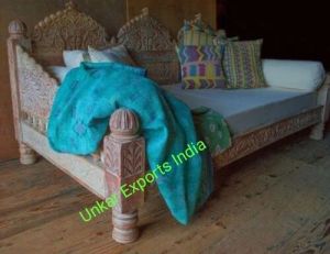 Walnut Wood Divan Cot