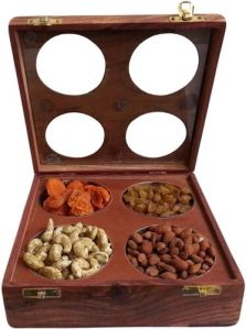 Wooden Dry Fruits Box