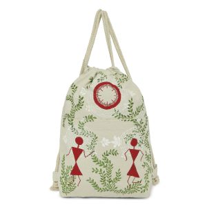 Warli Handpainted Backpack