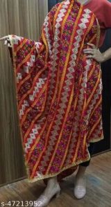 Ladies Chinon Phulkari Dupatta