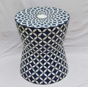 bone inlay stools