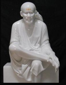 30 Inch Marble Sai Baba Statue