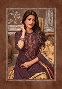 Raspberry Pure Cotton Printed Kurtis