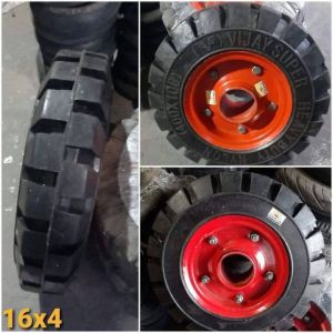 16x4 Solid Rubber Wheel