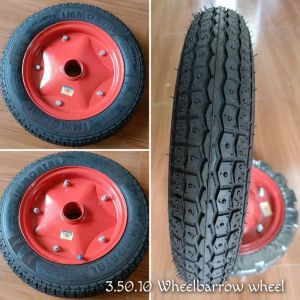 3.50x10 Cutted Wheelbarrow Wheel