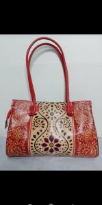 shantiniketan leather bags(umbrella batik)