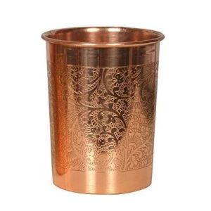 Embossed Copper Glass