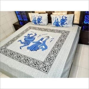 Jaipuri Traditional Printed Bedsheet