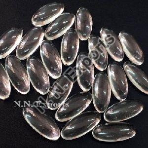 Natural Crystal Quartz Oval Cabochons Loose Gemstones