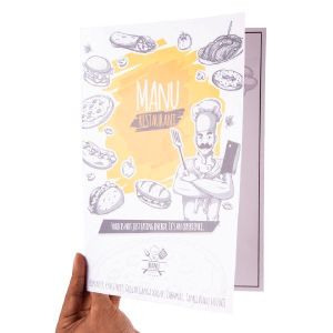 Folded Menu Card Printing Services