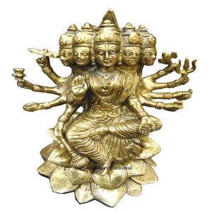Brass Goddess Laxmi Statue