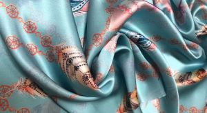 printed satin fabric