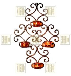 4 Cup T Light Candle Holder
