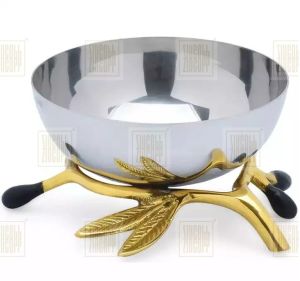 Gallery Decorative Bowl with Lid Stainless Steel