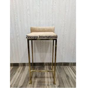 Gold Stainless Steel Bar Chair ,