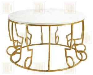 zincopp 30 inch round centre table