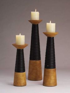 Wooden Candle Stand