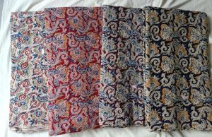 kalamkari cotton printed fabric