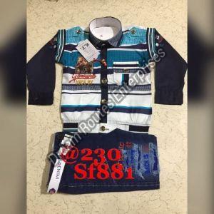 Boys Fancy Shirt and Jeans Set