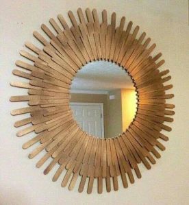 Wooden Designer Mirror
