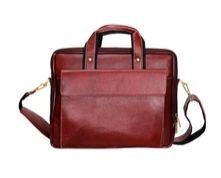 Brown Leather Portfolio Bag
