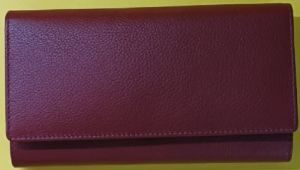 Red-Leather Ladies Purse