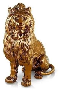 Brass Lion Statue