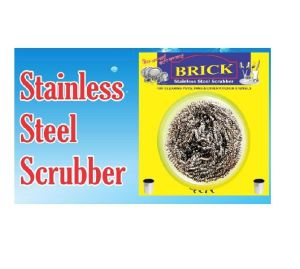 Brick Stainless Steel Scrubber