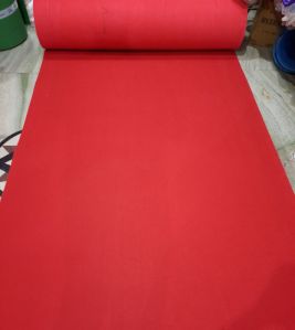 red plain jute tent carpet