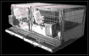 Rabbit Cage Breeding Trolley