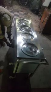 Stainless Steel Counter Type Commercial Food Warmer