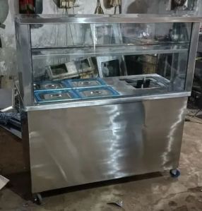 Stainless Steel Electric and Gas Commercial Burner Food Warmer