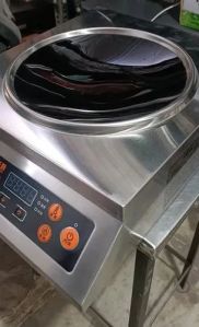 Stainless Steel Commercial Induction Cooktop
