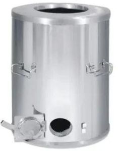 Stainless Steel Body Round Charcoal Operated Drum Tandoor