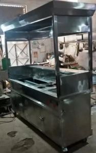 Stainless Steel Commercial Dosa Cart