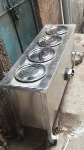 Stainless Steel Counter Type Commercial Food Warmer